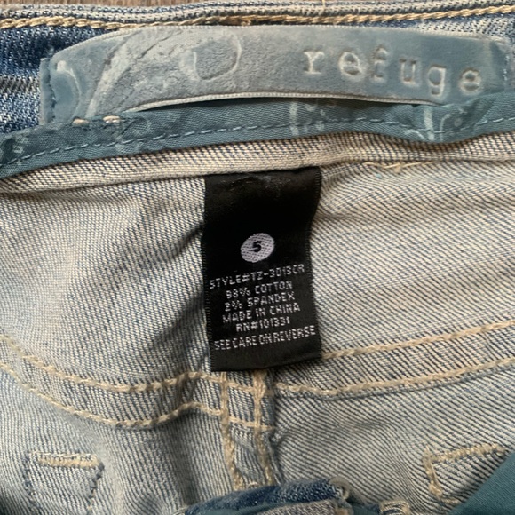 Refuge Ripped Women’s Denim Jeans Size 5 - Picture 3 of 3